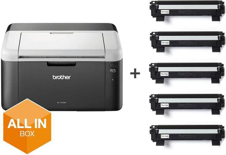 Actual product image Brother HL-1212W Laser (Laser, Black and white)