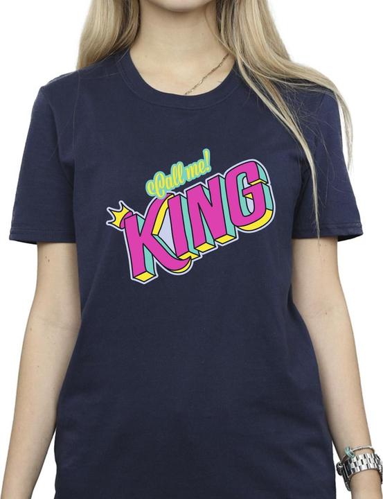 Actual product image Disney Womens/Ladies The Lion King Classic King Cotton Boyfriend T-Shirt (S)