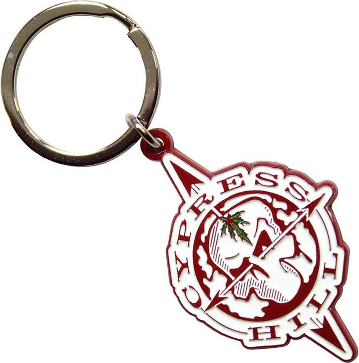 Produktbild Cypress Hill Skull Compass Emaille Schlüsselanhänger