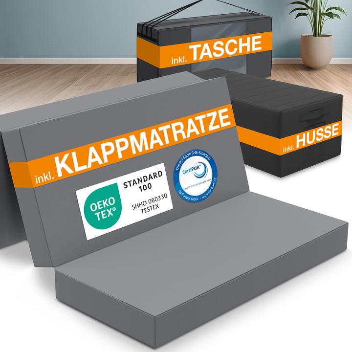 Actual product image Bestschlaf Folding mattress incl. cover & transport bag (140 x 195 cm, Foam core)