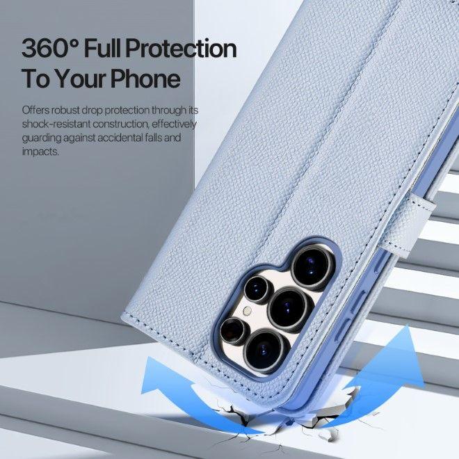 Produktbild Dux Ducis Lawa Series MagSafe Kunstleder Bookcover Hülle (Samsung Galaxy S25 Ultra)