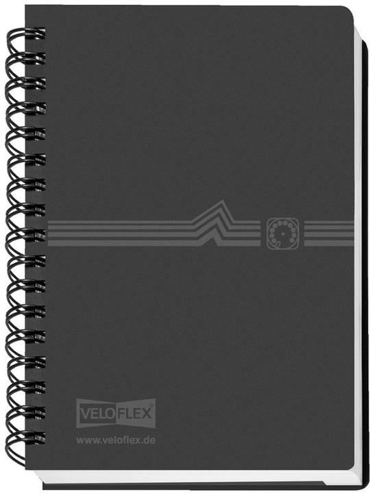 Veloflex Telefonringbuch, -mappe, PP, 94 x 127 mm, schwarz (A7)