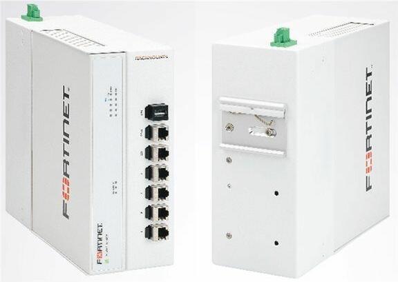 Produktbild Rackmount.IT RM DIN-Rail Mount for FortiGate 40F - 24V
