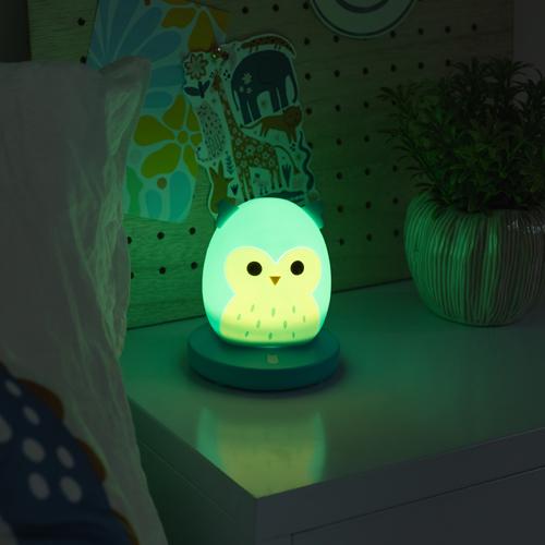 Image du produit Fizz Creations Lampe d'ambiance Squishmallows - Winston le hibou. Fonctionne par USB ou par piles. Veilleuse