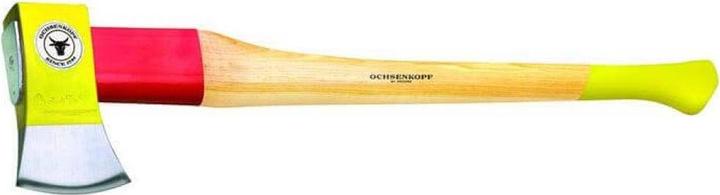 Actual product image Ochsenkopf OX 648 H-1257 SPALT-FIX axe ROTBAND-PLUS with 70cm hickory handle