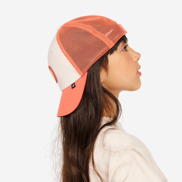 Actual product image Tribord Segelcap Kinder - Sailing 500 beige/rot (52, 53, 54, 55)