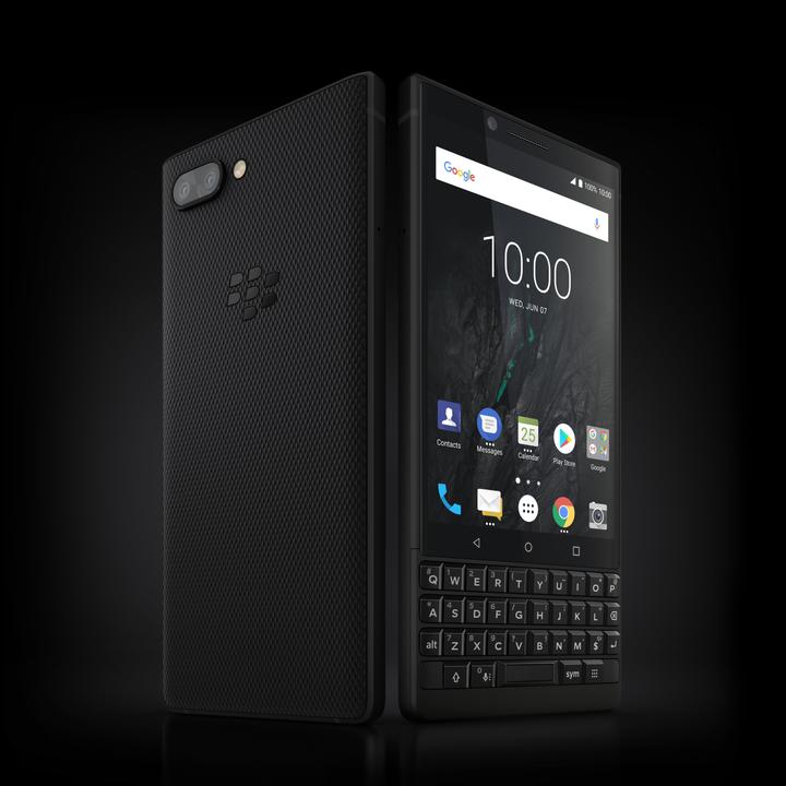 Actual product image BlackBerry Key2 (128 GB, Black, 4.50", Hybrid Dual SIM, 12 Mpx, 4G)