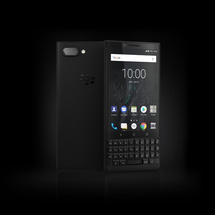 Actual product image BlackBerry Key2 (128 GB, Black, 4.50", Hybrid Dual SIM, 12 Mpx, 4G)
