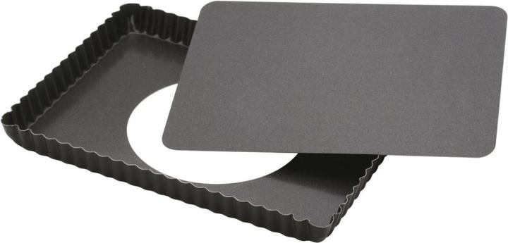 Immagine prodotto Piazza Vassoio per torte rettangolare a base antiaderente sciolto 20,5x29x2,5 cm
