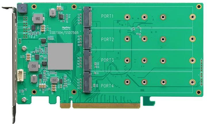 Immagine prodotto HighPoint Scheda Host Bus Rocket 1504 PCI-Ex16v4 - 4x M.2 NVMe
