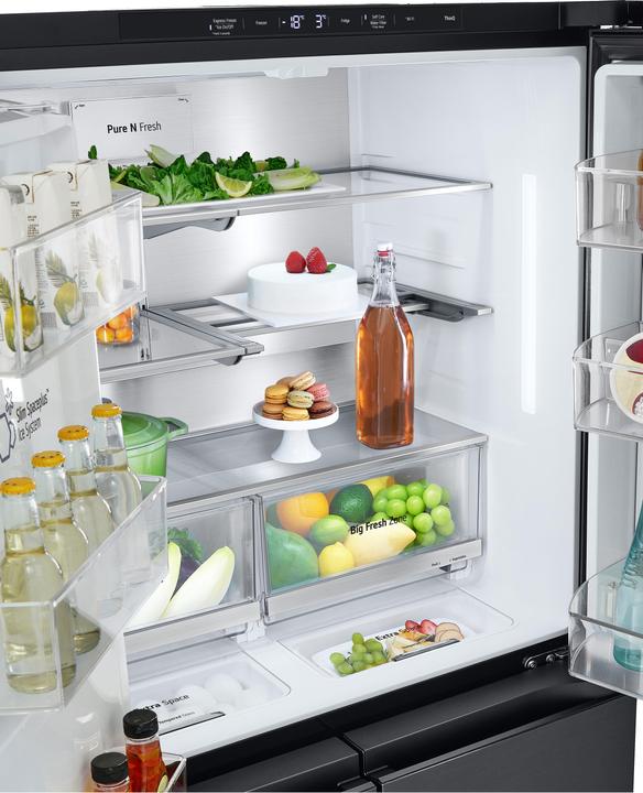 Produktbild LG Multi-Door GML960EVBE 367L/274L bk E (Speditionsversand) (641 l)