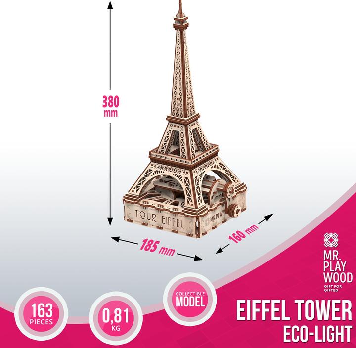 Produktbild Mr Playwood Mr. Playwood: Eiffel Tower - Ecolight