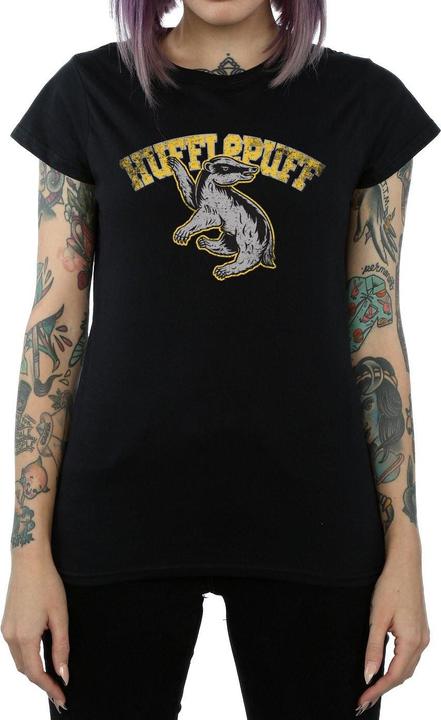 Actual product image Womens/Ladies Hufflepuff Cotton T-Shirt (XXL)