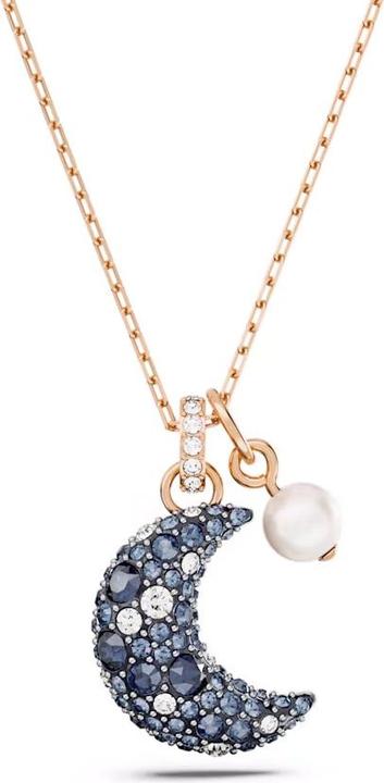 Produktbild Swarovski Luna Halskette Mond Mehrfarbig Roségold (Swarovski Metall, 40 - 47 cm)