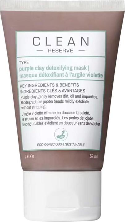 Image du produit Clean Purple Clay Detoxing Mask (60 ml)