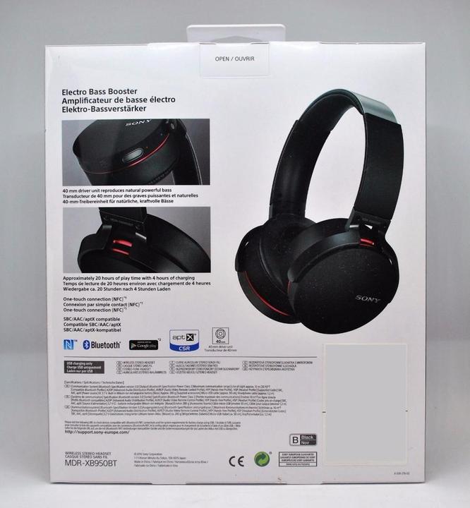 Image du produit Sony Mdr-Xb950bt (30 h, Filaire)