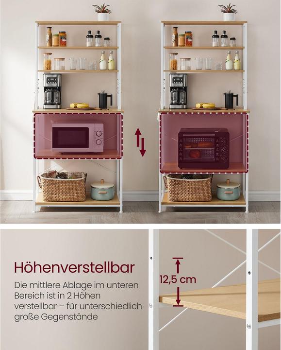 Produktbild Vasagle Buffet (80 x 40 x 167 cm)