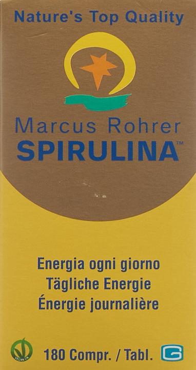 Produktbild Marcus Rohrer Spirulina Spirulina (neu) Tabl (180 Stück, Tabletten, 205 g)