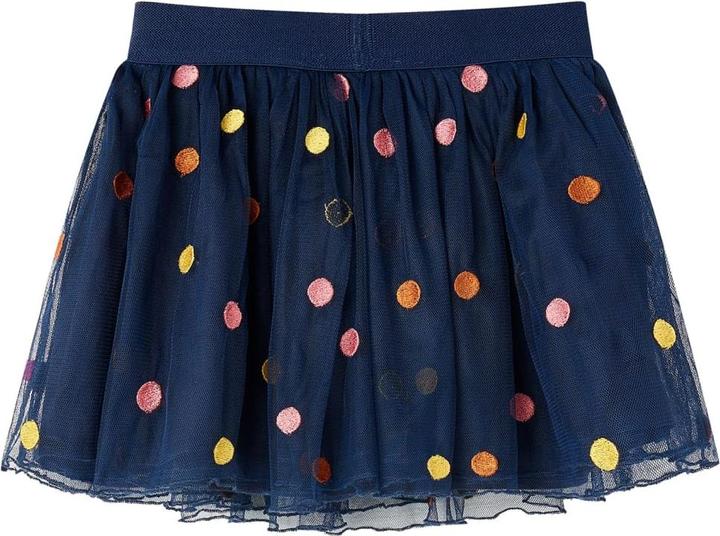 Produktbild VidaXL Kinder-Tüllrock mit Punktmuster Marineblau 92,Material (92)