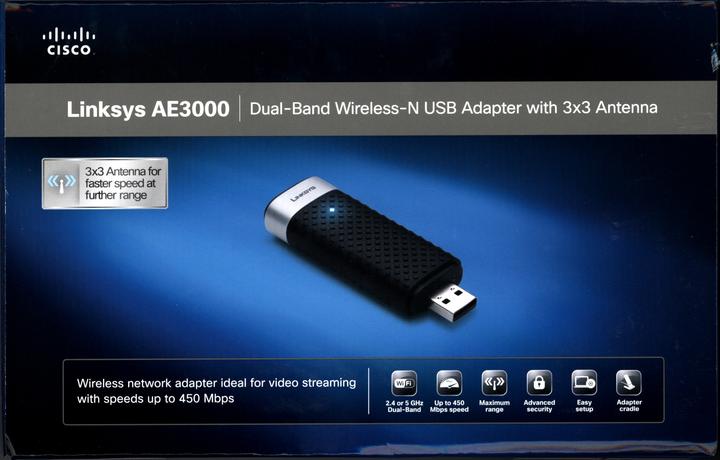 Produktbild Linksys Ae3000 (USB 2.0)