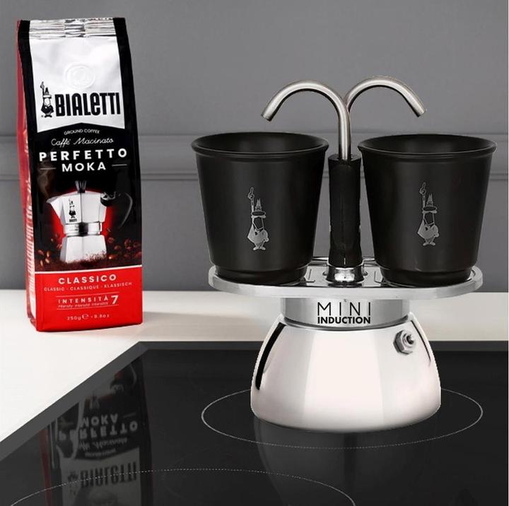 Produktbild Bialetti Mini Express Induktion + 2 Becher (2 T.)