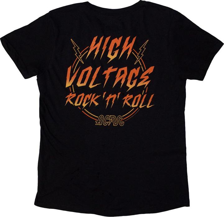 Image du produit AC/DC - T-shirt HIGH VOLTAGE ROCK N ROLL - Femme (M)
