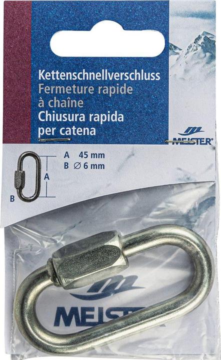 Produktbild Meister Rapid-Glied 45x6mm verzinkt (0.05 m)