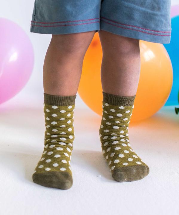 Actual product image DillySocks Lil Turf Dots (Single pack, 15 - 18)