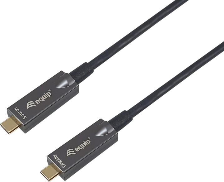 Produktbild equip USB Kabel 3.2 C -> C St/St 10.00m 4K/60Hz sw (10 m, USB 3.2 Gen 2)