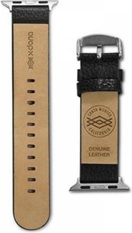 Image du produit X-Doria Išmaniojo laikrodžio Apple odinis dirželis, Juodos spalvos, 38mm (38 mm, Cuir véritable)