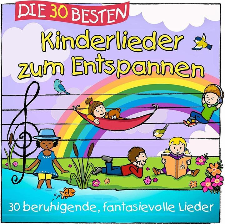 Immagine prodotto Le 30 migliori canzoni per bambini con cui rilassarsi (Simone Sommerland, K. & Kita-Rane Felicità, Tedesco)