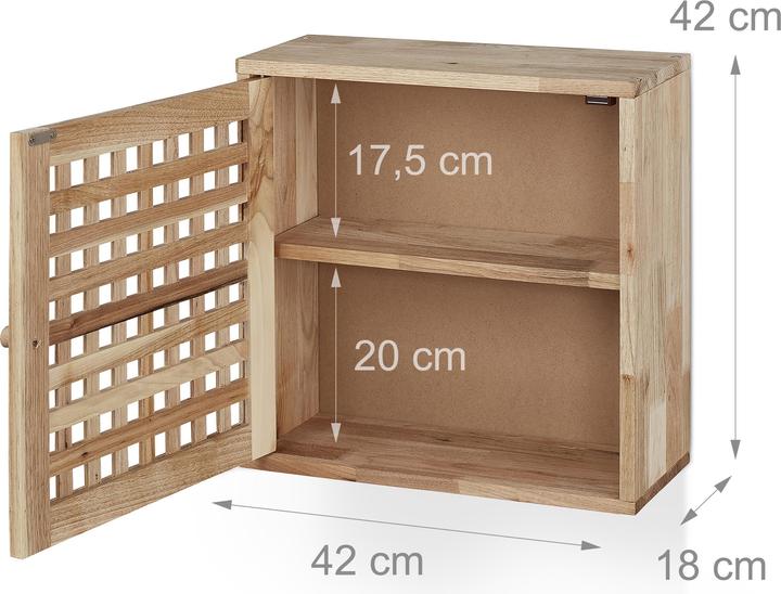 Actual product image Relaxdays Wall cabinet (42 x 18 x 42 cm)