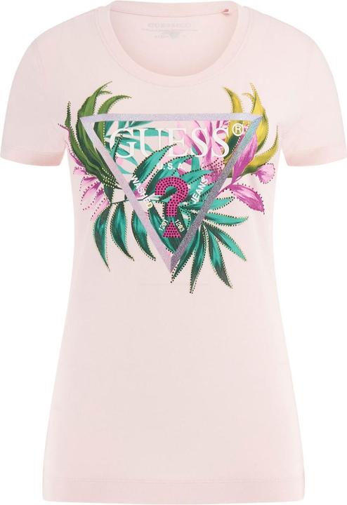 Produktbild Guess Damen T-Shirt mit Blättern in Dreiecksform (L)