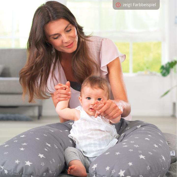 Image du produit Theraline Coussin d'allaitement "Das Original" avec rembourrage en épeautre, housse incluse 190 cm