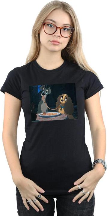 Image du produit Disney - T-shirt LADY AND THE TRAMP SPAGHETTI SLURP - Femme (S)