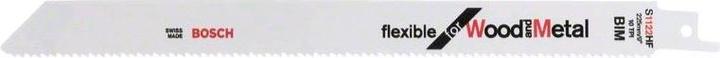 Actual product image Bosch Professional Zubehör Sabre saw blade S 1122 HF, Flexible for Wood and Metal, pack of 2