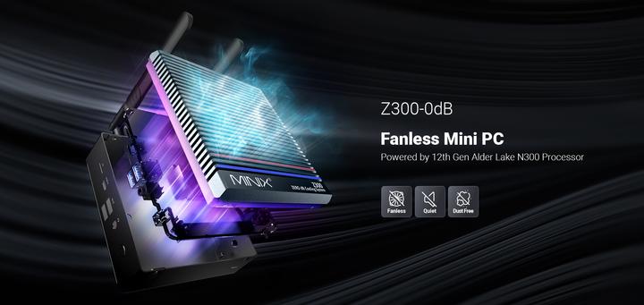 Actual product image Minix NEO Z300-0dB (Intel Core i3-N300, 16 GB, 512 GB, Intel UHD Graphics)