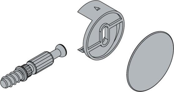 Produktbild Hettich Verbindungsbeschlag 25/24,5 mm, verzinkt (Verbindungsbeschlag, 8 Stk.)