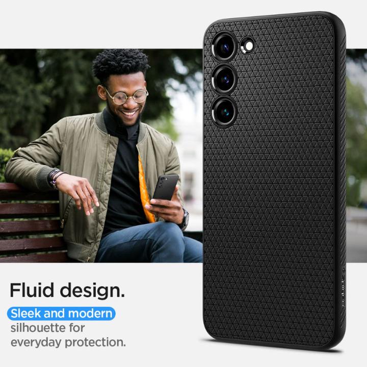 Immagine prodotto Spigen Custodia Liquid Air per Samsung Galaxy S23+ S916B - nero opaco (Samsung Galaxy S23+)