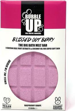 Actual product image Bubble Up Bath Oil Melt Bar Moisturizes Skin Relaxing Fragrance Vegan Friendly Cruelty Free Raspberr