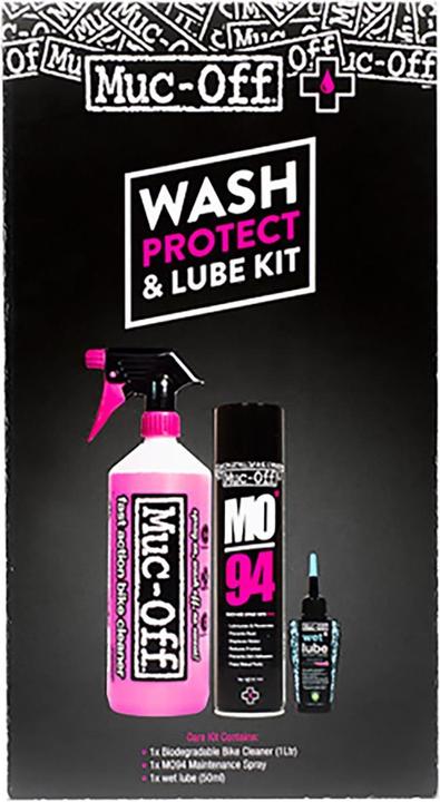 Image du produit Muc-Off Laver, protéger et lubrifier (1450 ml, Huile de chaîne, Nettoyant pour vélo, Ensemble de soins)