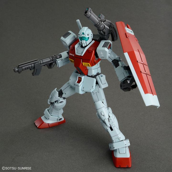 Actual product image Bandai GUNDAM - HG 1/144 GM (Shoulder Cannon / Missile POD) - Model Kit