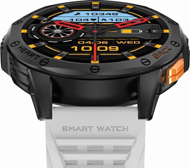Immagine prodotto Gravity GPS GT24-2 Herren-Smartwatch, schwarzes Silikonarmband + weisses Silikonarmband