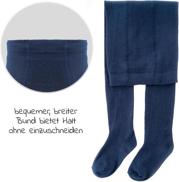 Immagine prodotto La Loona Collant per bambini LaLoona collant 4-pack - navy grey melange - (62/68)