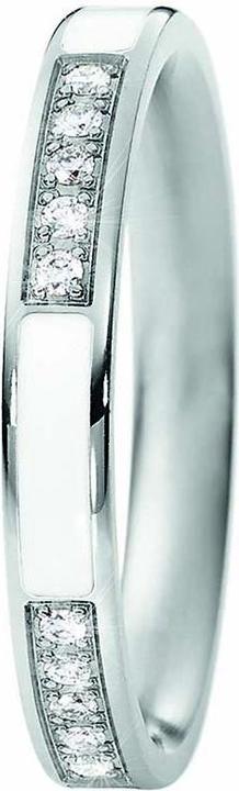 Immagine prodotto Xen Anello con 20 diamanti da 0,20 ct. e ceramica bianca (50)