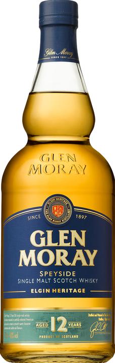 Produktbild Glen Moray 12 Years (Single Malt, Scotch Whisky, 1 x 70 cl)