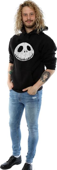 Immagine prodotto Disney Nightmare Before Christmas Jack Cracked Face Felpa con Cappuccio Uomo (M)