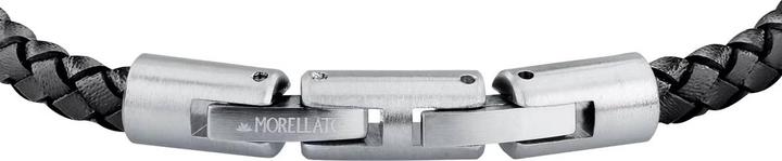 Immagine prodotto Morellato Elegante bracciale da uomo in pelle Moody SQH58 (21 cm, Cuoio, Acciaio inossidabile)