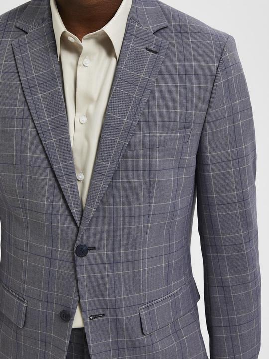 Image du produit Selected Homme Slhslim-Elon Md Blue Chk Blz Flex B Noos (58)