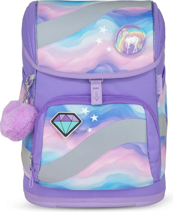Actual product image Belmil SMARTY Schulrucksack-Set Rainbow Land (20 l)